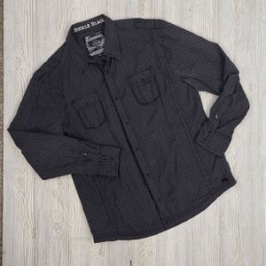 Buckle Black Label Men's XL Athletic Fit Western Long Sleeve Button Down Shirt